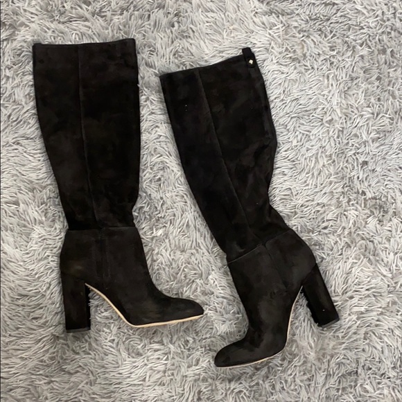 NEW • Sam Edelman • Caprice Knee High Suede Boots - Picture 6 of 8